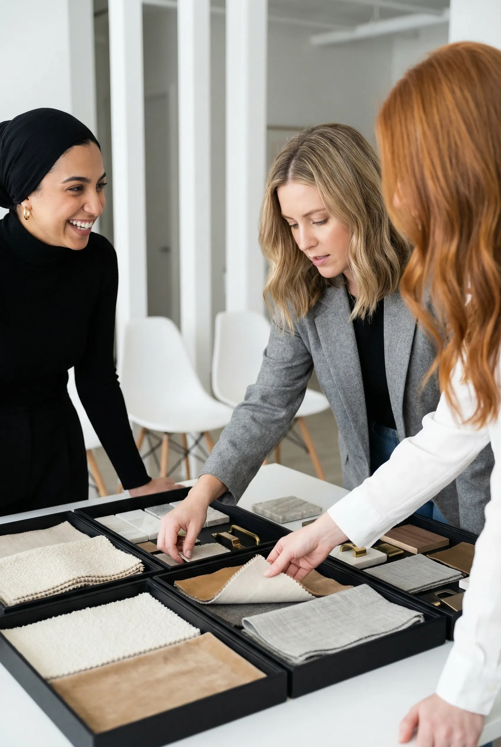 Architectural interior with natural light